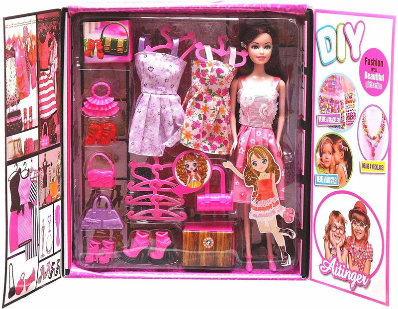 jk int DIY Beautyful Doll Fashion & Accessories (Multicolor)(Multicolor)