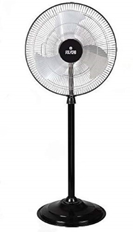 polycab Maruth Oscillating 450-mm 110-Watt Pedestal Fan (Black) 450 mm 3 Blade Pedestal Fan(black, Pack of 1)