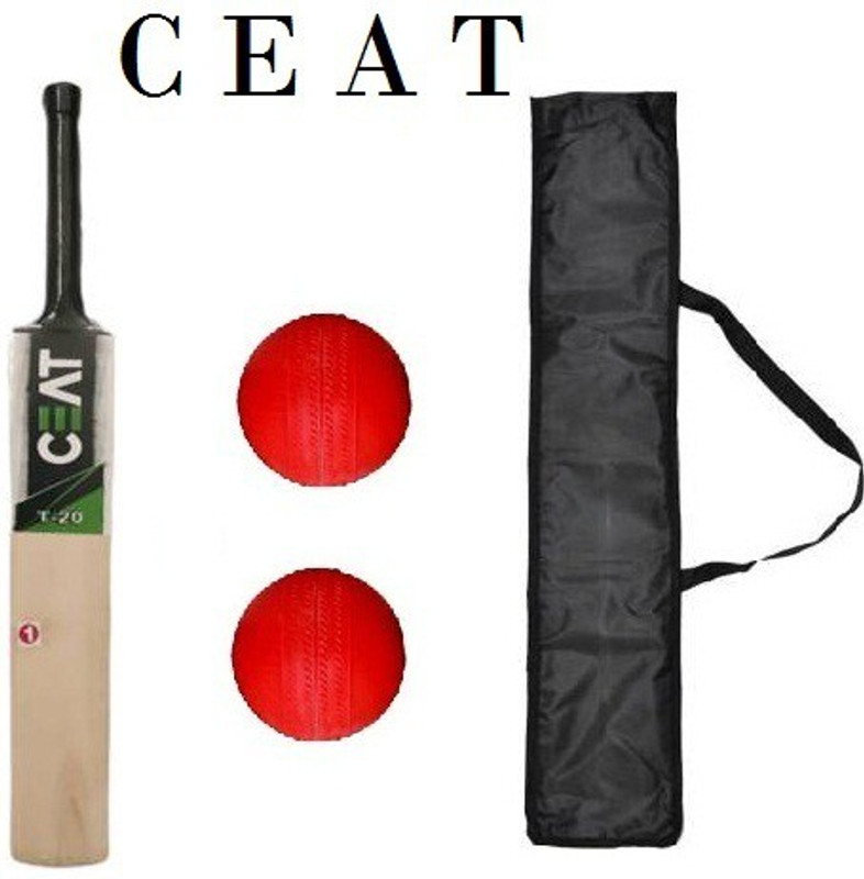 Buy CEAT SRS NEW HILTMAN TANNIS CRICKET BAT COMBO Cricket Kit Online at