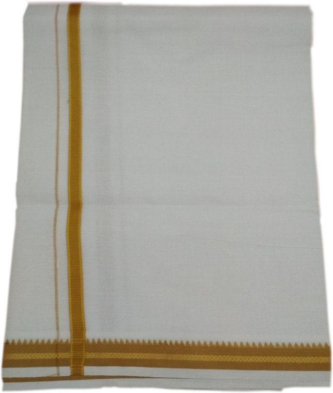 Buy U P Khadi and Handloom Solid White Lungi Online at desertcartUAE