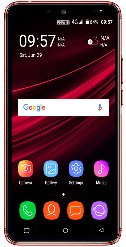 Uinitel F2 (Red, 16 GB)(2 GB RAM)