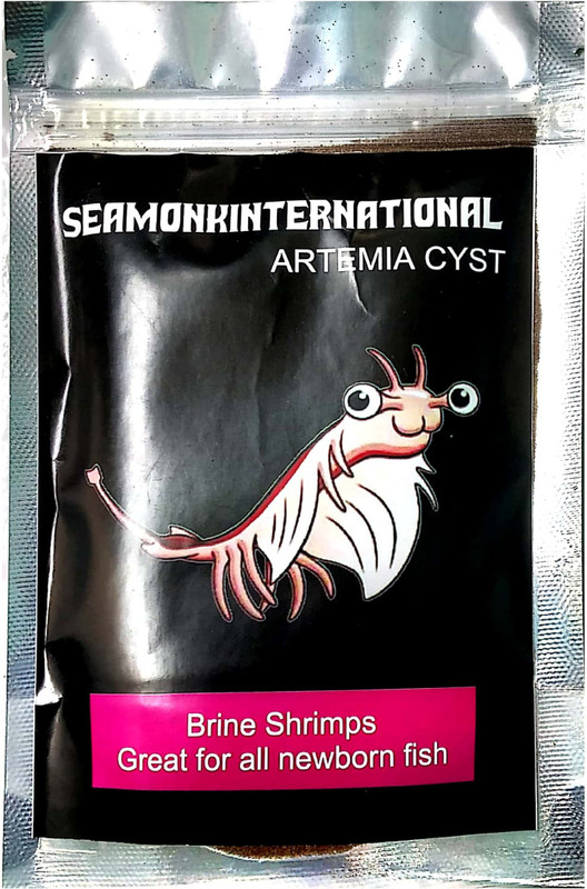 seamonkinternational Artemia cysts Brineshrimp eggs Shrimp 100 g Dry Fish Food