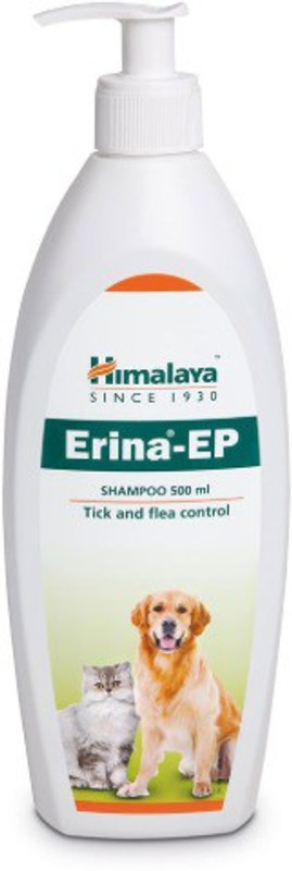 Himalaya Herbals Erina-EP Shampoo for Dogs and Cats Flea and Tick neem Dog Shampoo(500 ml)