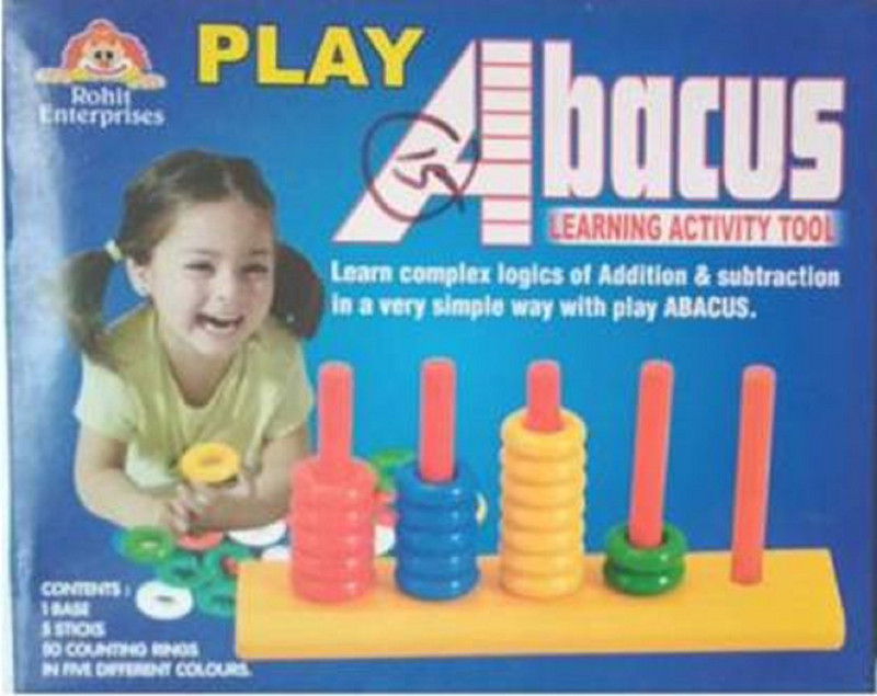 mine swift PLAY ABACUS LEARNING ACTIVITY TOOL Board Game(50 Pieces)