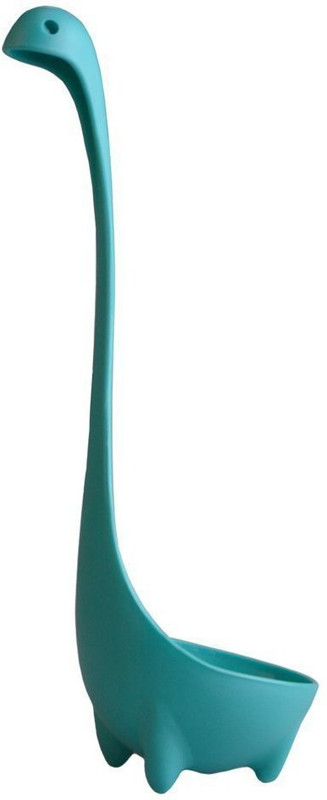 jackky Nessie Ladle Spoon Long Handle Spoon Nylon Standing Soup Spoon (1 pcs) Disposable Plastic Dessert Spoon(Pack of 1)