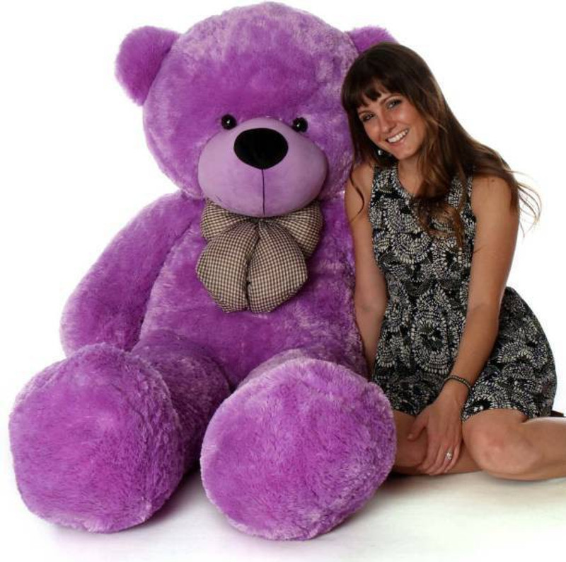 shiva soft toys Brown color Giant very beautiful valentine And birthday gift  - 162.06 cm(Brown)