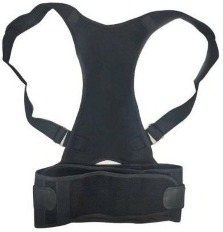 fashionhike Doctors Plus Posture Support BELT Back & Abdomen Support(Black)