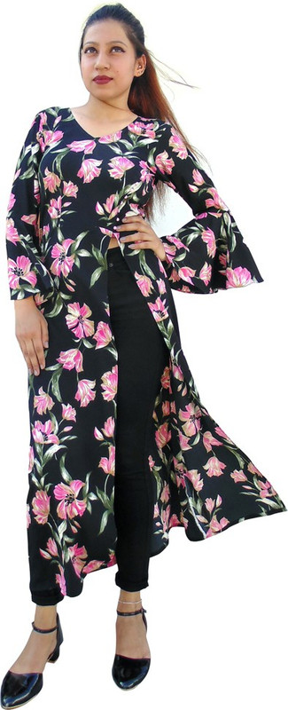 serving princess Floral Print Women Tunic