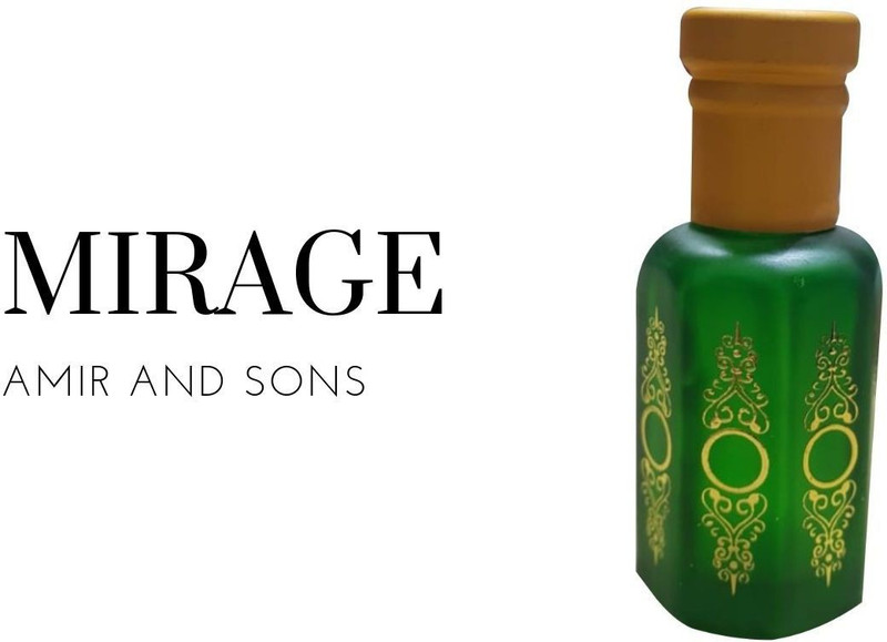 Amir and Sons MIRAGE FOR MEN ATTAR LONG LASTING NON ALCOHOLIC Floral Attar(Woody)