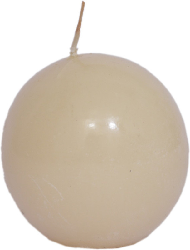 aroma natural products BALL Candle(White, Pack of 1)