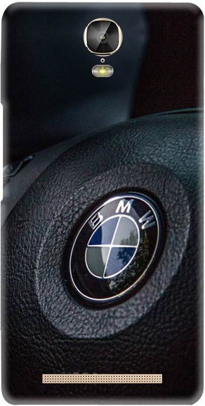 LEEMARA Back Cover for Gionee M5 Plus - BMW Logo Print On Back Cover(Multicolor, Hard Case)