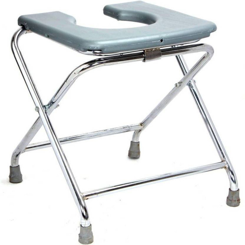 pihu Commode Shower Chair(Grey)