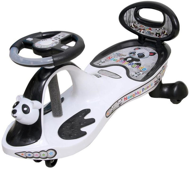 Panda car battery outlet operated ride on