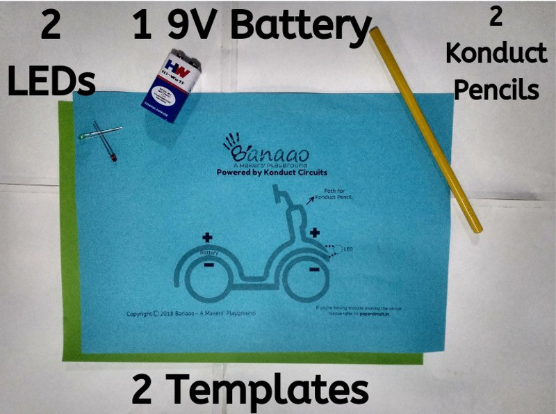 banaao Circuits Without Wire | Soft Circuits | Educational Electronic Hobby Kit