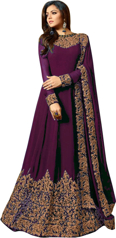 aadhiya impex Cotton Embroidered Salwar Suit Material(Unstitched)