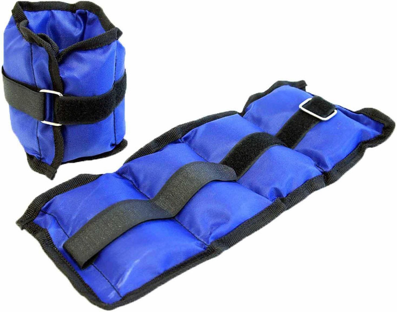 Shashi Enterprises 500 Gram ( pair ) Black Home Gym Blue Ankle Weight(1 kg)