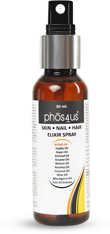 phos4us , 99% Natural Oils Rosehip, Argan, Jojoba, Sesame, Walnut, Olive, Wheatgerm, Almond & Tulsi Oil Hair Oil(50 ml)