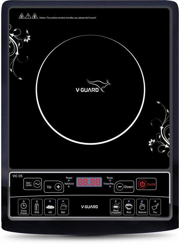 V-Guard VIC 05 Induction Cooktop(Black, Push Button) V-Guard VIC 05 Induction Cooktop(Black, Push Button)