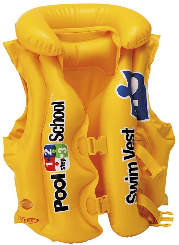 jilani Kids Swimming Jacket Inflatable age 3-6Years Inflatable Pool Accessory(Yellow)