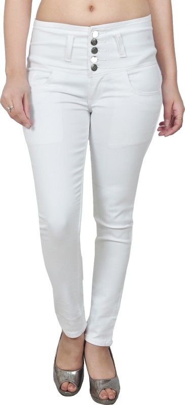 Nifty Slim Women White Jeans
