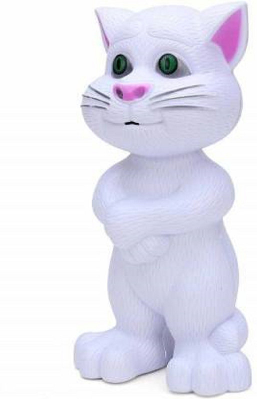 techwiz Living Intelligent Touching Tom Cat with wonderful voice(White)