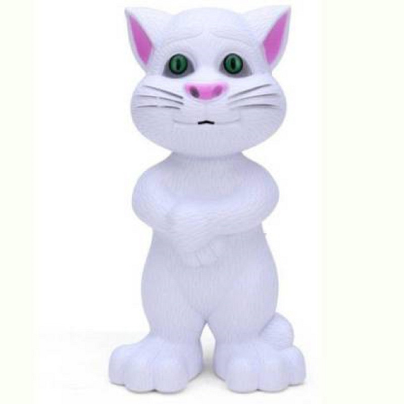 techwiz Atteractive Toy Talks Back Mimicry, Intelligent Touch Musical Recording(White)