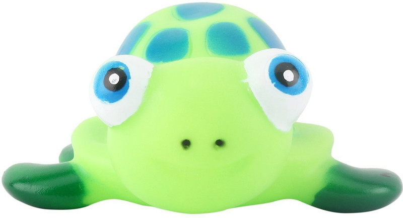 Sage Square Natural Rubber Squeaky Cum Chew Turtle Shape Toy for Dog/Puppy / Cat/Kitten Rubber Chew Toy For Dog & Cat
