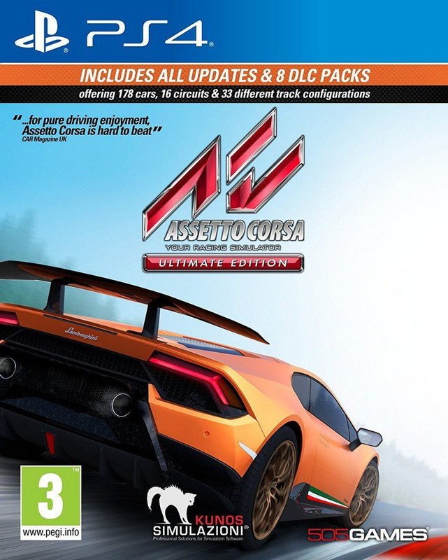 Assetto Corsa - Ultimate Edition (Ultimate Edition)(for PS4, VR Compatible)