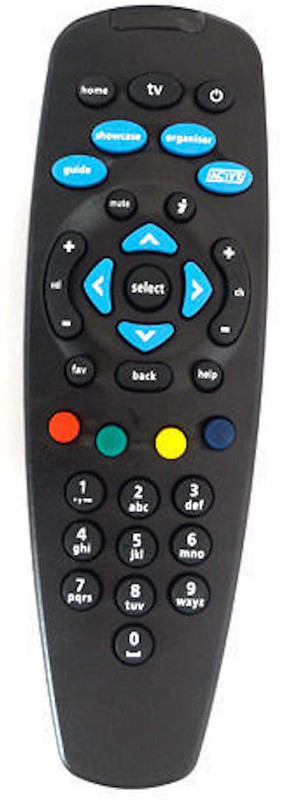tech skill T SKY REMOTE Remote Controller(Black)