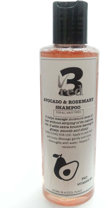 3red Avocado & Rosemary Daily care shampoo(200 ml)