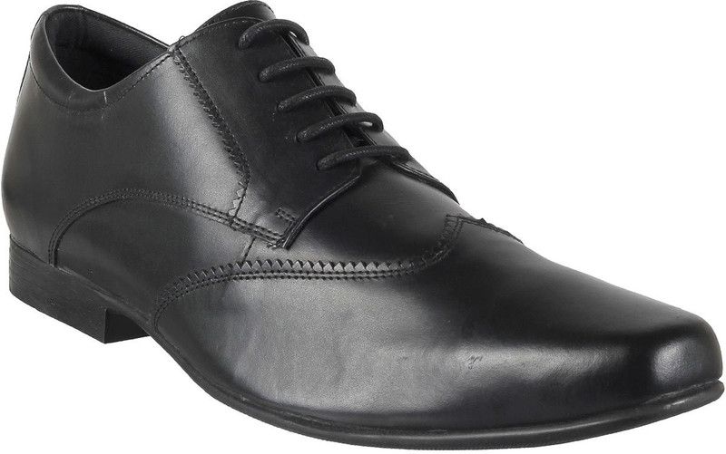 capsule Capsule - Minsk Big Size Genuine premium Leather Formal Shoes Lace Up For Men(Black)