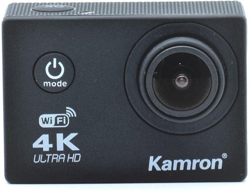 Kamron K6+ 4K Ultra HD 16MP WiFi, Waterproof Sports Action camera Sports and Action Camera(Black, 16 MP)