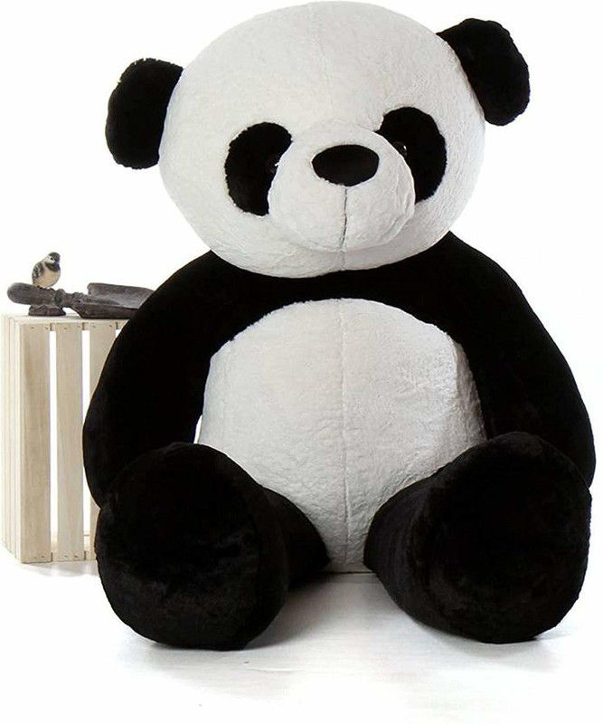 minitrees Premium Quality 3 Feet Huggable Cute Panda Teddy Bear Soft Toy  - 90 cm(Black, White)