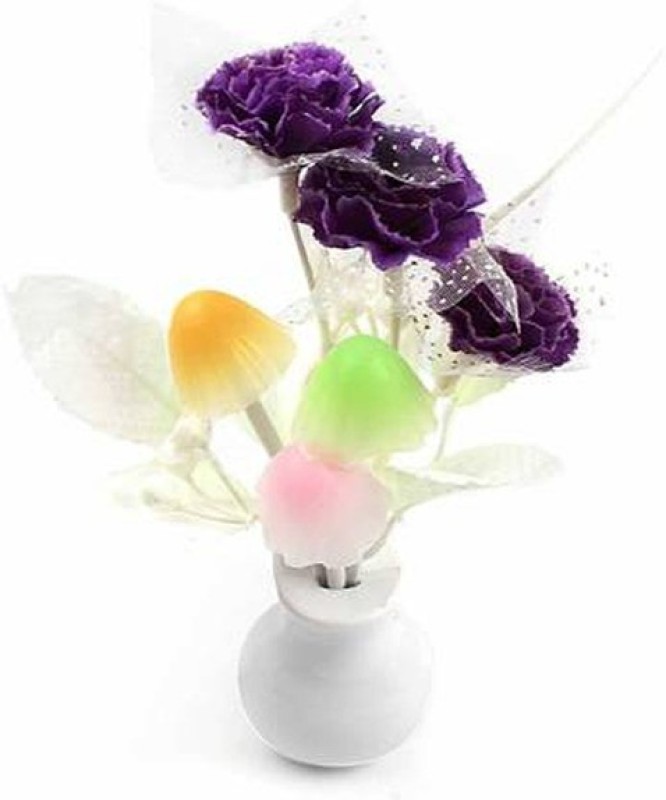 ZoloKing Mushroom Light Sensor Home Bedroom_Decor Colorful Nightlights Night Lamp(8 cm, Multicolor)