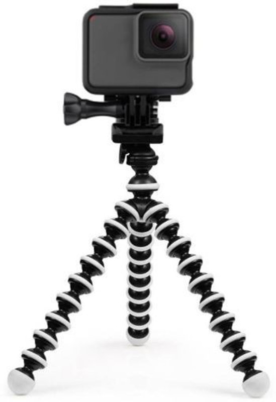 SYARA DUG_624D_Gorilla Tripod smart phones compatiable Portable tripod with bluetooth remote||360 degree tripod|| Foldable triopod|| Camera stand|| Mobile Tripod|| Camcorder tripod|| Camera mount|| Extendable tripod||Three-Dimensional Head & Quick Release Plate|| Compatible with android & IOS smart 