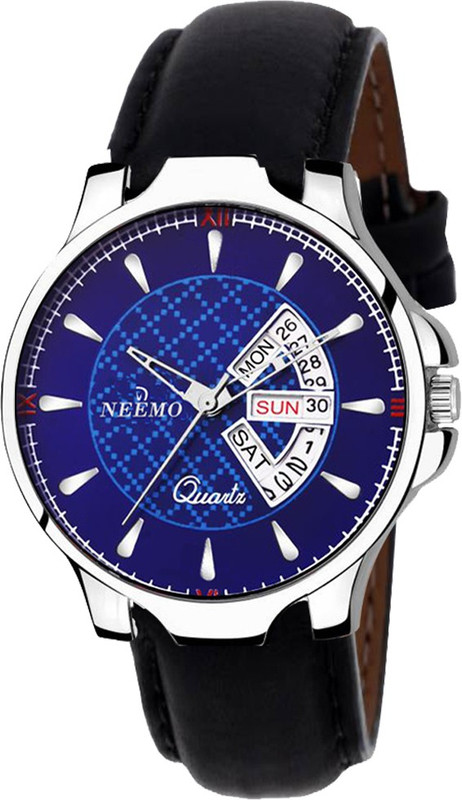neemo NM-2047 Blue Dail & Blue Strap Working Day & Date Analog Analog Watch  - For Men