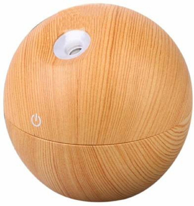 Hiren Paris Wooden Finish Air Humidifier Oil Diffuser With LED Night Portable Room Portable Room Air Purifier(Multicolor)