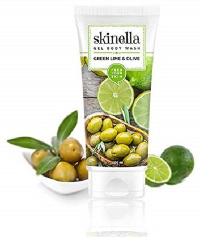 skinella Gel Body Wash,Green Lime And Olive(200 ml)