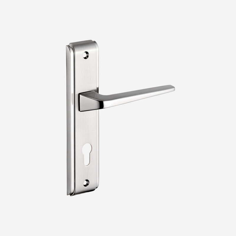 dorset Zinc Alloy Chrome Door knobs(Silver)
