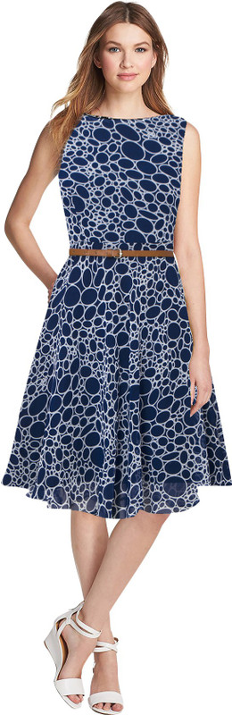 pahervesh Women A-line Blue Dress