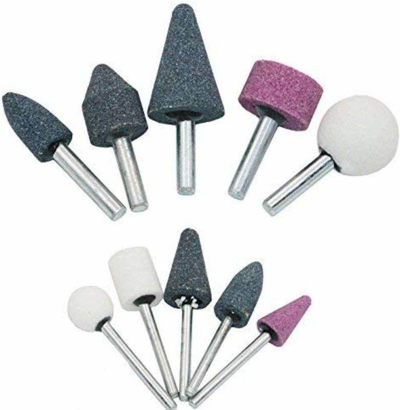 uptodateprouducts ms-10 10 PCS MOUNTED STONE SET DREMEL BITS GRINDING