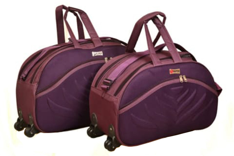 jarzi joris (Expandable) (Expandable) Strolley Duffel Strolley Bag 65 cm Duffel Strolley Bag(Maroon)