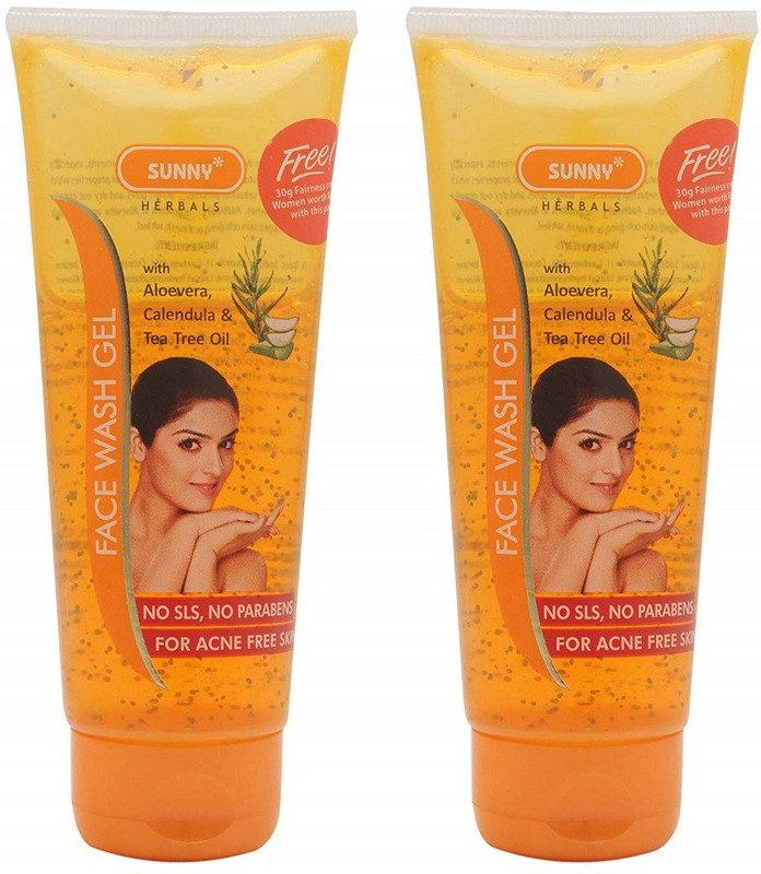 sunny herbal fairness face wash