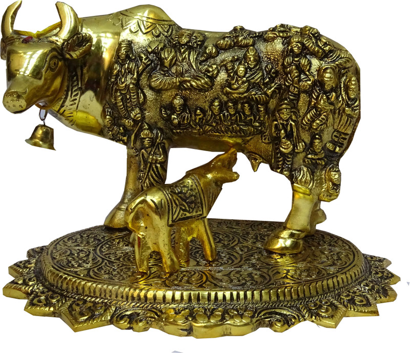 the giftory rsde_iop Decorative Showpiece  -  12 cm(Brass, Gold)