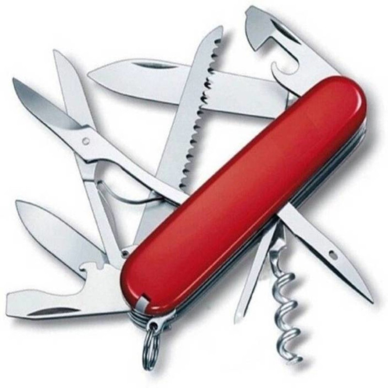 shivexim 12 in 1 Pocket Army Knife Camping, Outdoor Stainless Steel Folding Pocket Knife Tool 1 Function Multi Utility Swiss Knife(Red)