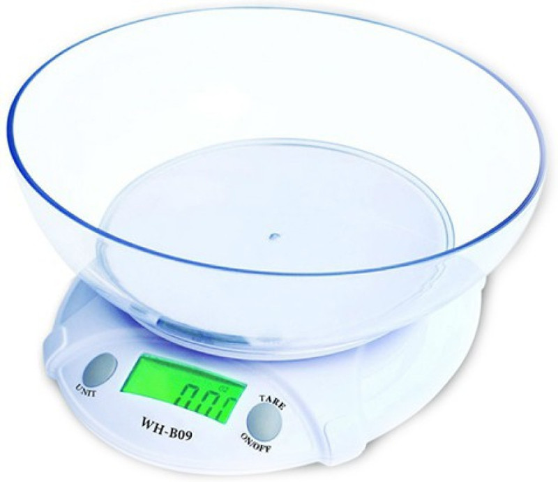 fashionhike Electronic Kitchen Scale With Bowl Battery Operated (pack of 1) Weighing Scale(White)