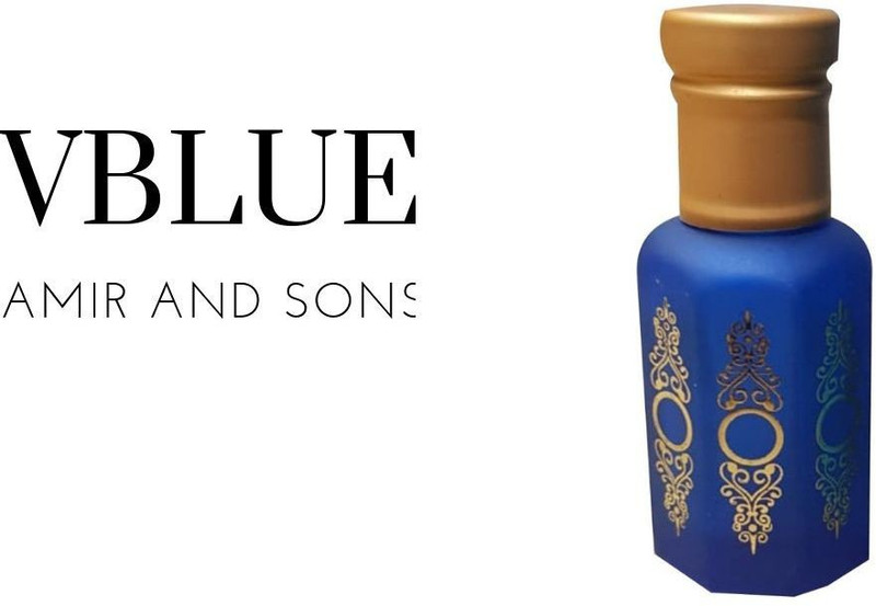 Amir and Sons V BLUE FOR MEN ATTAR NON ALCOHOLIC Floral Attar(Davana)