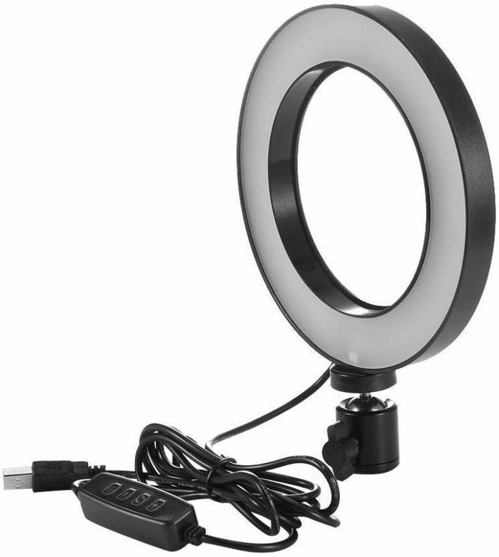 NIRUM Photography Dimmable LED Video Live Studio Camera Ring I Ring Flash(Multicolor)
