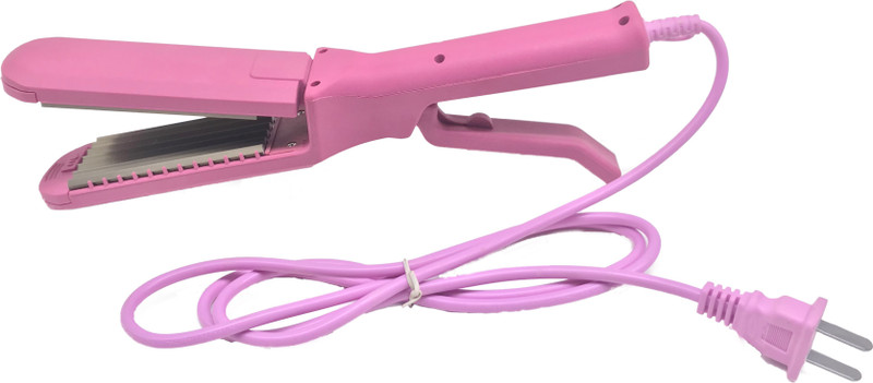cheshtha Professional Flat Hair Crimper Crimping Iron Curler Electric Hair Styler Hair Styler(Pink)