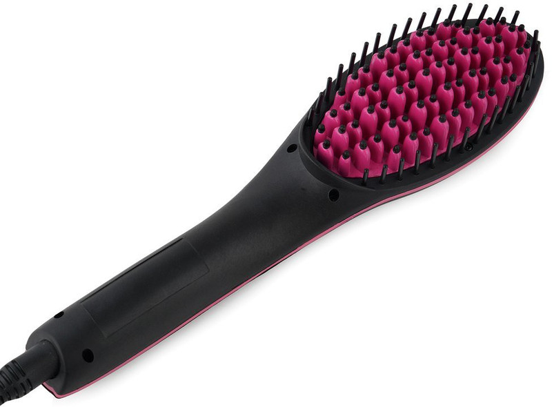 zexmon Women's Electric Comb Brush Nano Simply 2 in 1 Ceramic Hair Straightener Brush Straightening with LCD Screen, Temperature Control Display (hair straightener for women) Hair Straightener (Multicolor) Women's Electric Comb Brush Nano Simply 2 in 1 Ceramic Hair Straightener Hair Straightener Bru